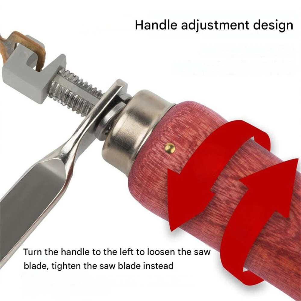 KAKURI 128mm Japanese Fret Saw Throat Depth Hand Coping Saw For Woodworking Manual Jigsaw For Fine Curve Cutting — view 3