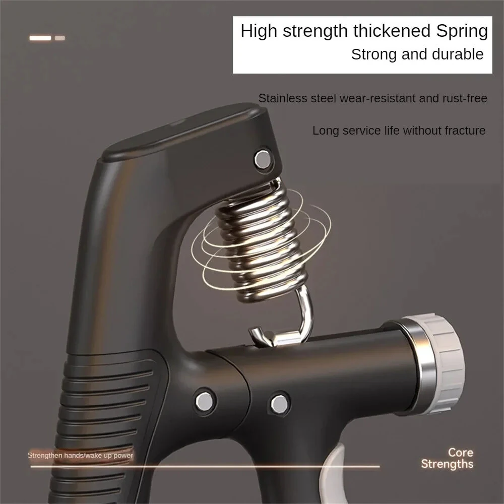 KALOAD 10-100Kg Adjustable Electronic Counting Hand Grip Finger Exerciser for Forearm Muscle Recovery Fitness Gym Training — view 6