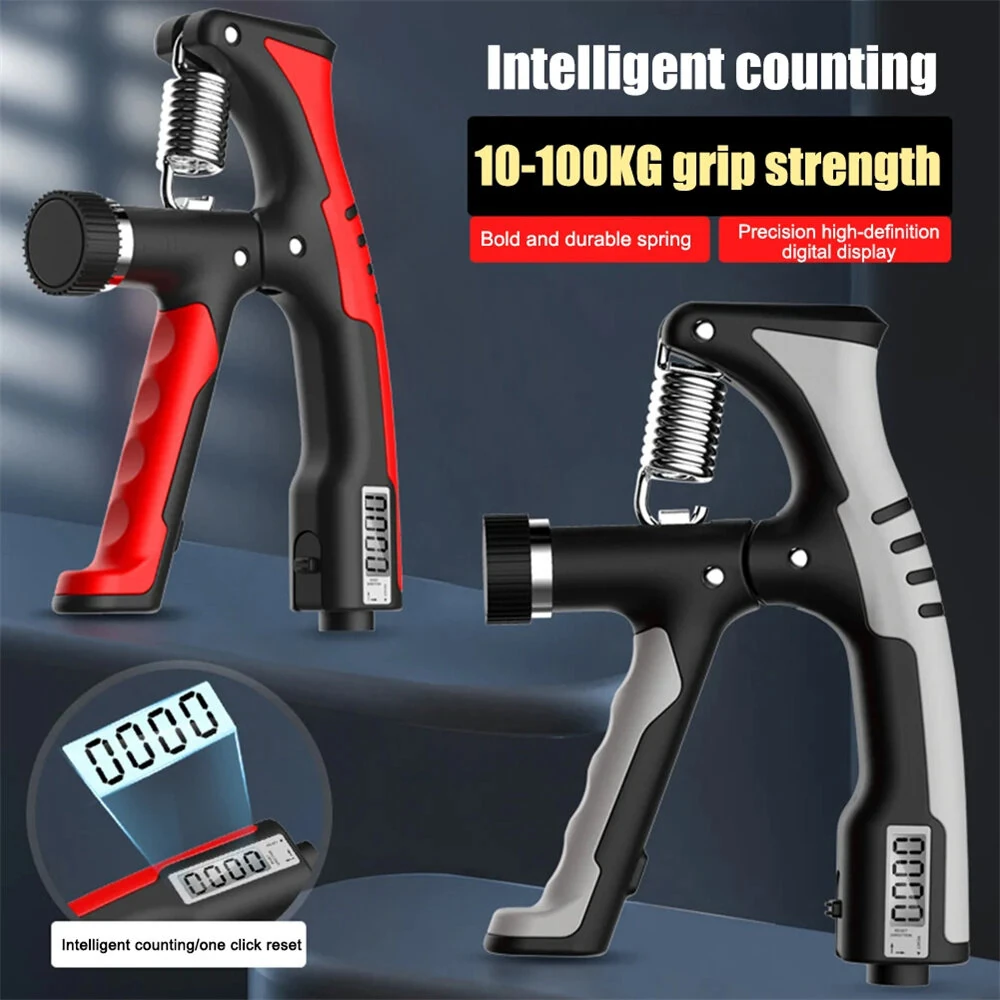 KALOAD 10-100Kg Electronic Smart Counting Adjustable Hand Grip Strengthener Trainer Forearm Exercise Gripper Bodybuilding Muscle Carpal Rehabilitation Athletes — view 5