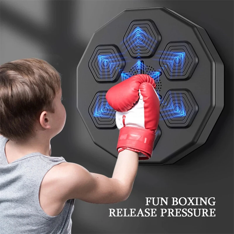 KALOAD 1PCS Smart Music Boxing Machine Wall Target with RGB Rythm Lighted Sandbag Relaxing Reaction Training Target for Boxing Sports Reaction — view 6
