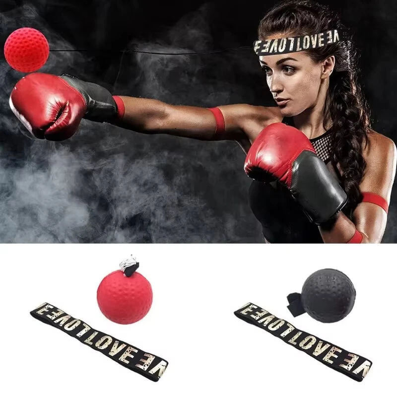 KALOAD 1Pcs Speed Boxing Ball Head-Mounted Punch Sanda Training Hand Eye Reaction Home Sandbag Fitness Gym Equipment — view 2