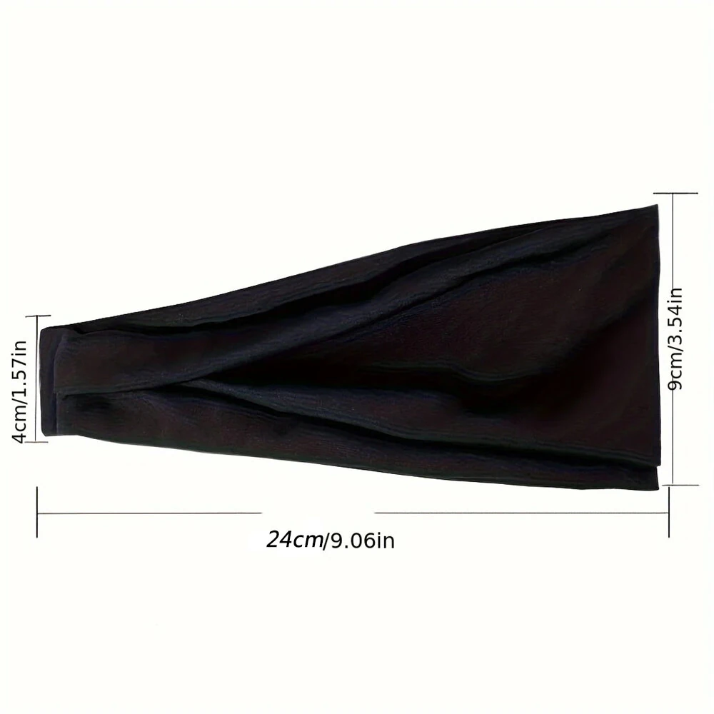 KALOAD 1Pcs Sports Headband Running Fitness Soft Elastic Sweatband Quick-Dry Hairbands for Outdoor Cycling Jog Tennis Yoga Gym — view 7