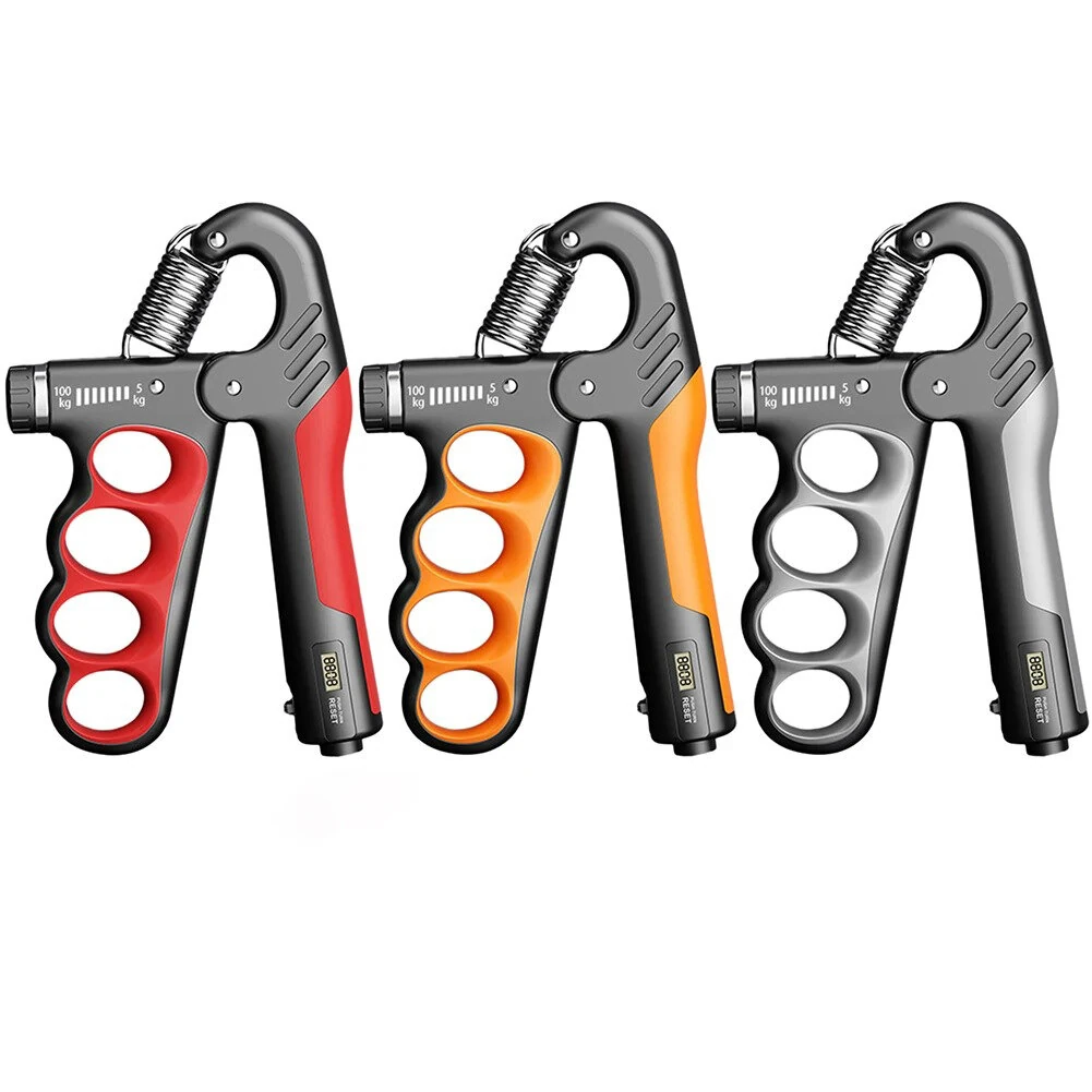KALOAD 5-100 KG Adjustable Resistance Electronic Counting Hand Grip Strength Trainer Wrist Expander Training Hand Gripper Hand Gripper for Home Gym Fitness — KALOAD