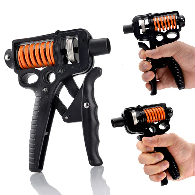 KALOAD 5-165kg Adjustable Heavy Hand Grip Strengthener Finger Expander Wrist Forearm Trainers Fitness Steel Spring Exercise Equipment
