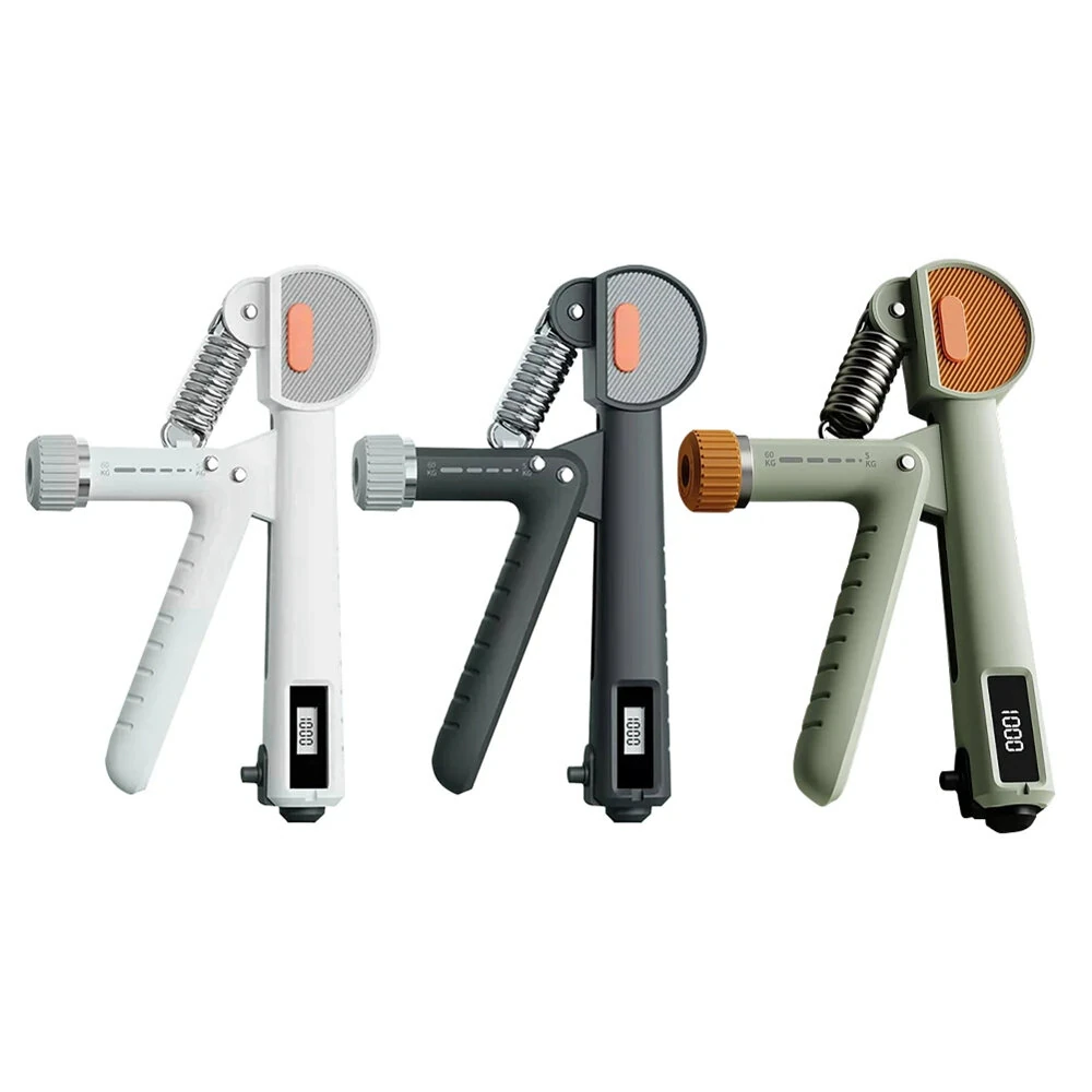 KALOAD 5-60KG Counting Hand Grip Strengthener Adjustable Resistance Finger Strength Trainer Portable Wrist Exercise Equipment