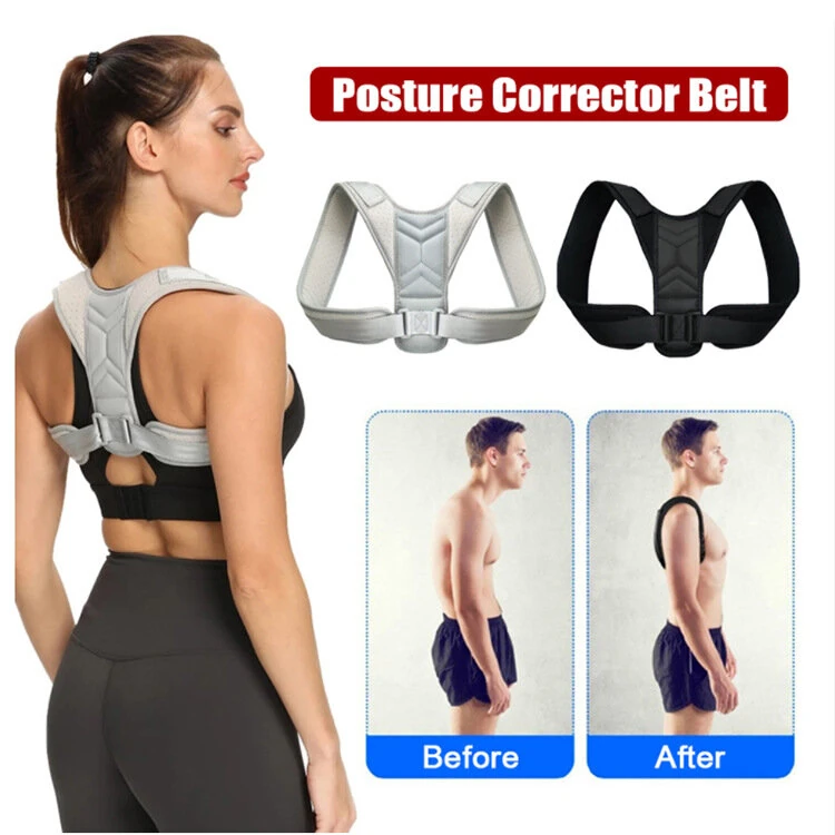 KALOAD Back Posture Corrector Belt Brace Hunchback Corrector Men Women Sitting Posture Correction Belt Shoulder Straight Back — view 4