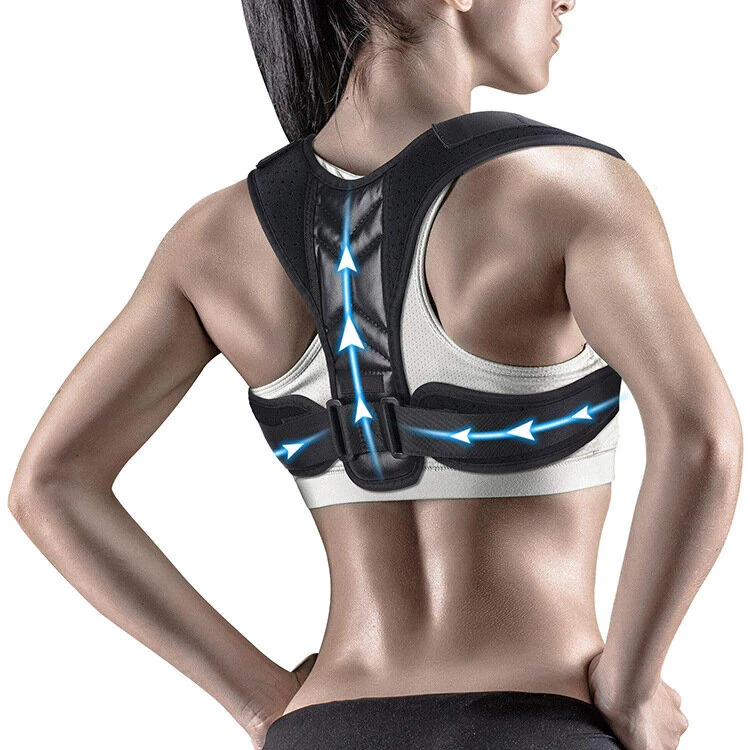 KALOAD Back Posture Corrector Belt Brace Hunchback Corrector Men Women Sitting Posture Correction Belt Shoulder Straight Back — view 7