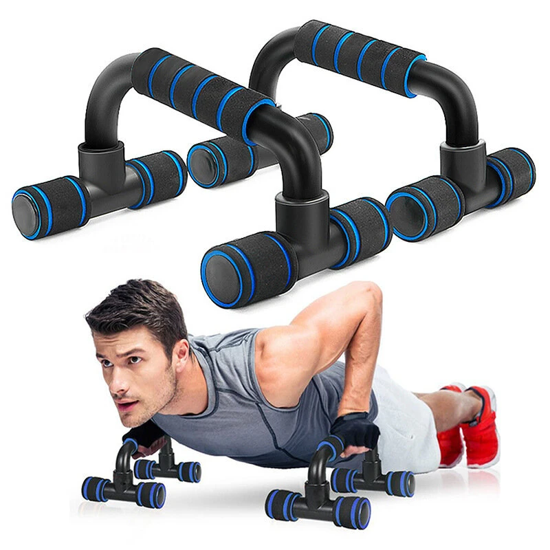 KALOAD Non-Slip Push Up H-Shaped Support Bar Stand Home Fitness Power Rack Gym Handles Pushup Bars Exercise Arm Chest Muscle Training