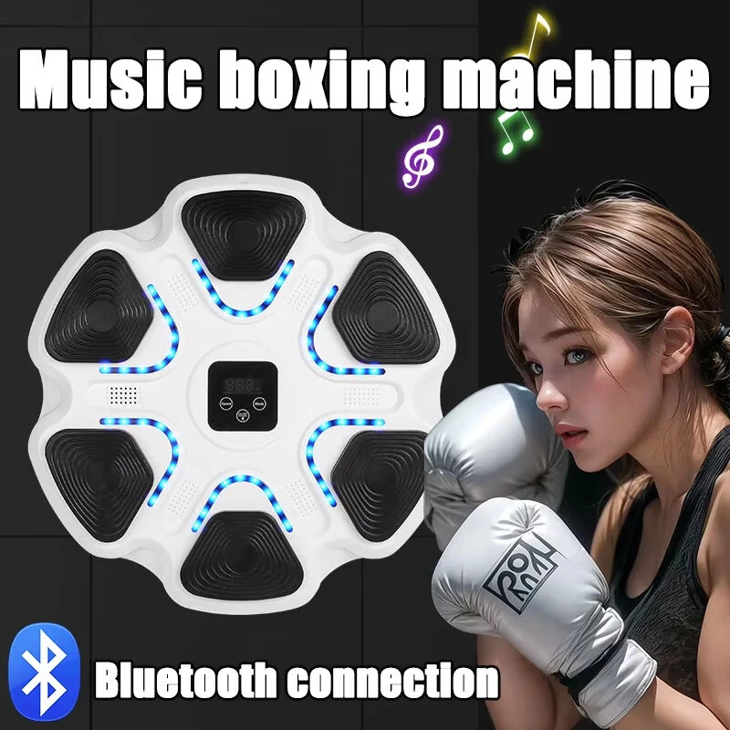 KALOAD Smart Music Punching Target 9 Speed Gradient Adjustment Intelligent Auto Counter Wall Mounted Target Boxing Training Equipment — view 4