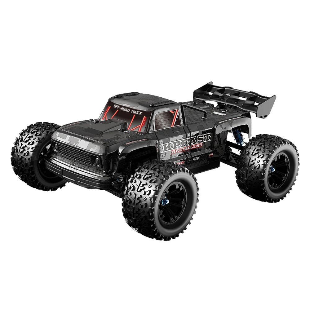 KFPLAN KF16 RTR 1/12 2.4G 4WD 3S 75km/h Brushless RC Car Off-Road Truck Flysky Transmitter Hobbywing ESC Metal Chassis Differential Gear Oil Filled Shocks LED Lights Vehicles Models Toys