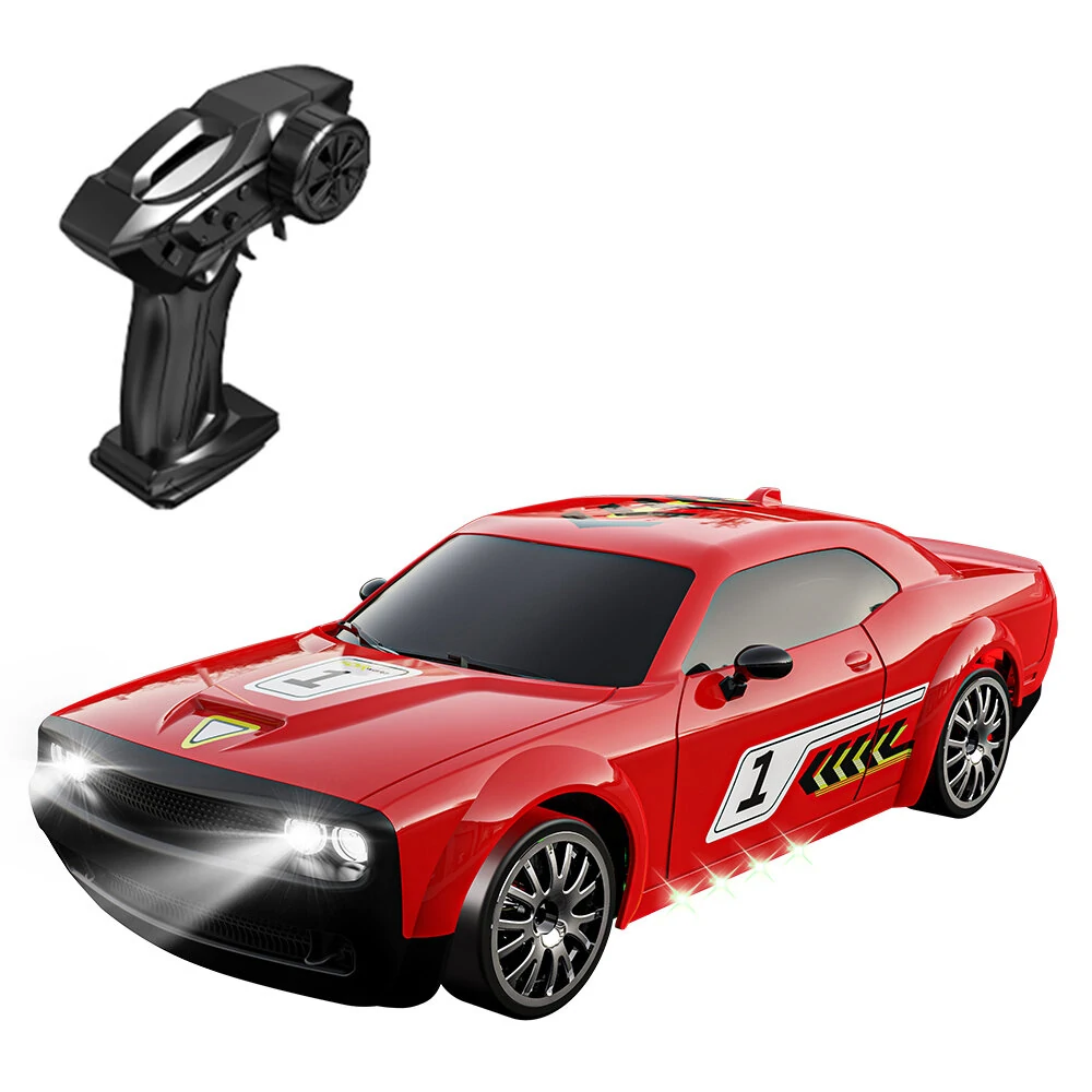 KFPLAN KF27 RTR 1/120 2.4G 4WD RC Car Drift LED Light On-Road Full Proportional Racing Vehicles Models Toys — view 3