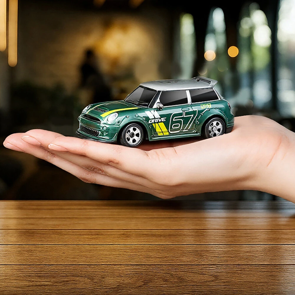 KFPLAN KF33 RTR 1/64 2.4G 4WD Mini Drift RC Car Sports LED Light High Speed On-Road Micro Racing Remote Control Vehicles Models Desktop Ornaments Toys