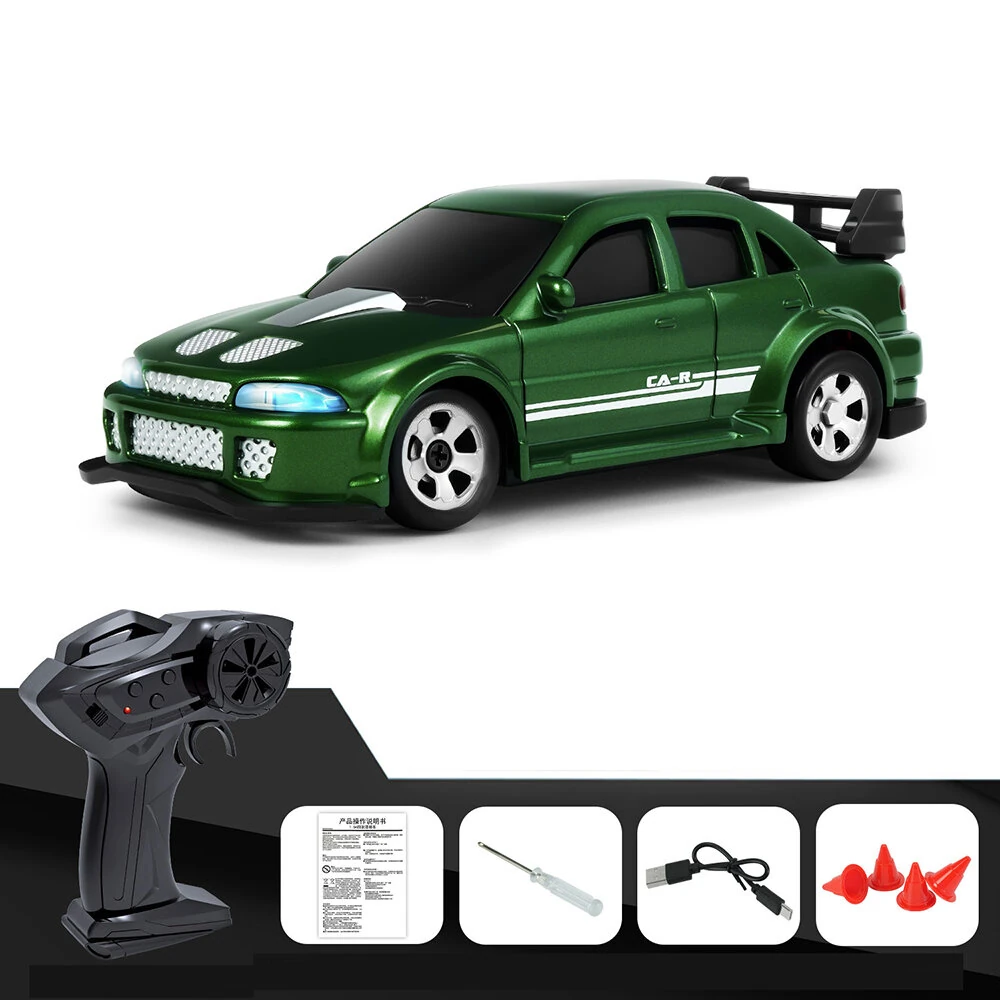 KFPLAN KF33 RTR 1/64 2.4G 4WD Mini Drift RC Car Sports LED Light High Speed On-Road Micro Racing Remote Control Vehicles Models Desktop Ornaments Toys — view 6