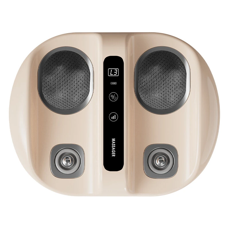 KM-Q7 Foot Massager with Heat Therapy Shiatsu Kneading & Vibration 3 Modes 3 Intensities for Foot Ankle Calf Remote Control for Home Office Use — image 1