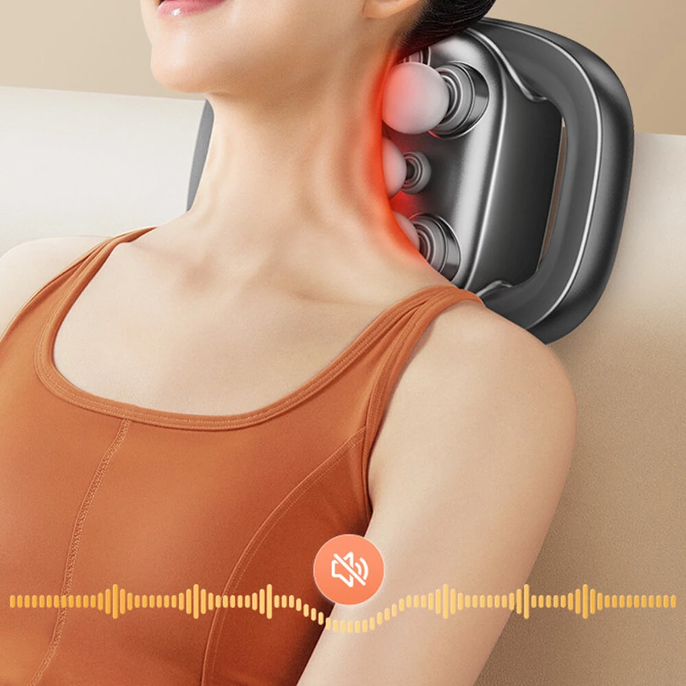 KONKA 10-Head Professional Fascia Gun 99 Gear Adjustable Intensity High-Frequency Vibration Body Massage Gun Back and Waist Massager — view 5