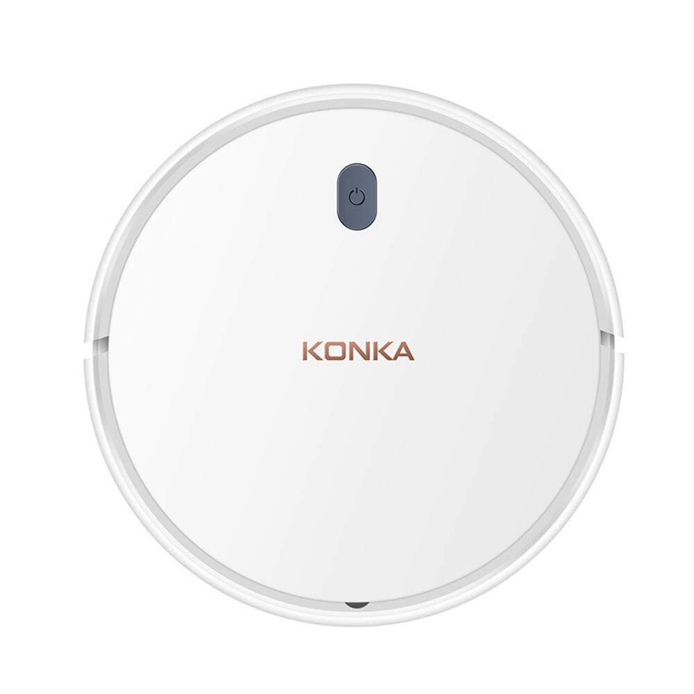 KONKA 3 In 1 1000pa Household Smart Sweeping And Mopping Vacuum Cleaner With 400ml Dustbin Capacity Automatic Charging for Home Office — KONKA
