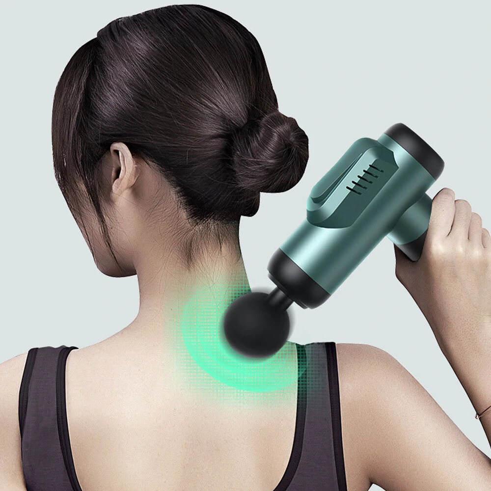 KONKA A1-8D Massage Guns Deep Tissue Percussion Muscle Massager 6 Gear Adjustable Type-C Rechargeable Power Display with 8 Heads — view 6