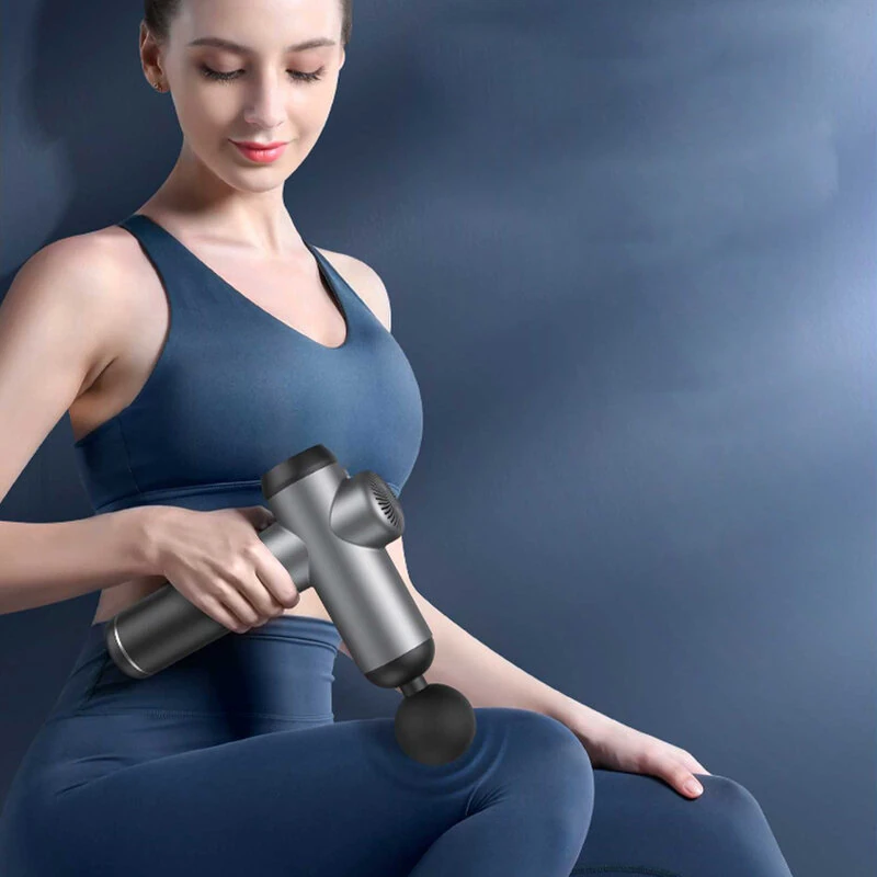 KONKA A8 Massage Gun 99 Speed Levels Adjustable 8 Massager Heads 1800mAh Professional Fascia Gun Muscle Relaxation — view 3