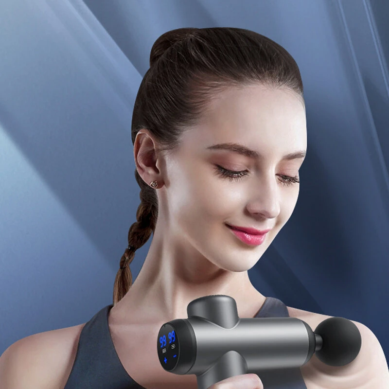 KONKA A8 Massage Gun 99 Speed Levels Adjustable 8 Massager Heads 1800mAh Professional Fascia Gun Muscle Relaxation — view 6