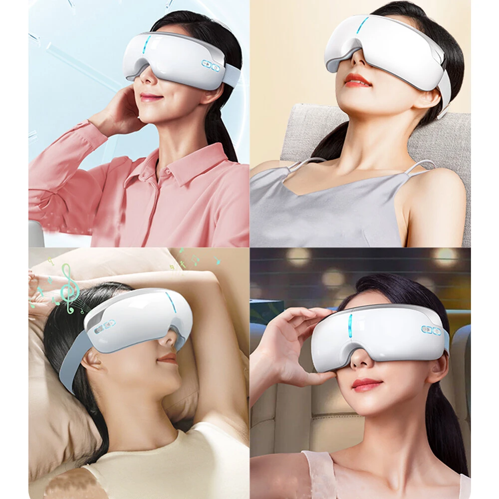 KONKA Foldable Eye Massager with Graphene Heating 3/5 Adjustable Modes 42°C Warm Compress USB Rechargeable for Eye Strain Relief — view 6