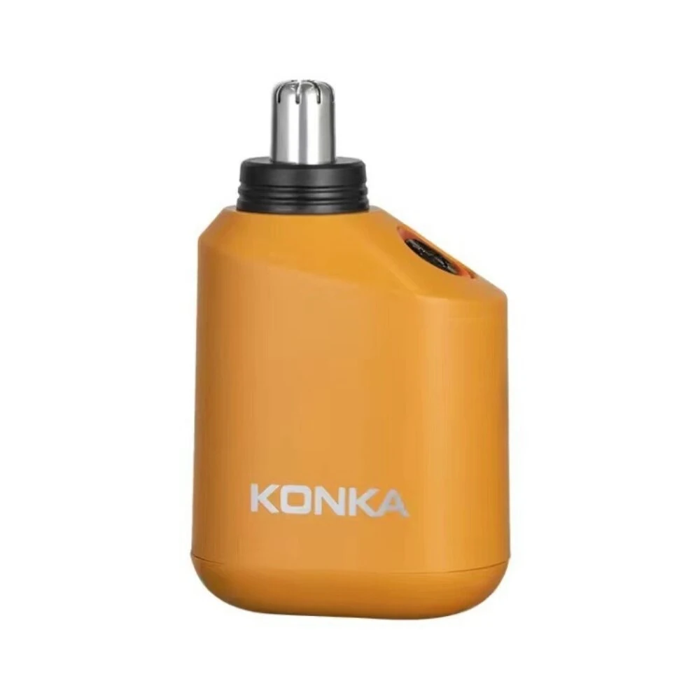 KONKA KBMQ-1312-T Electric Nose Hair Trimmer 360° Safe Cutting Type-C Fast Charging Long Battery Waterproof Portable Grooming Tool with Dust Cover for Home Travel