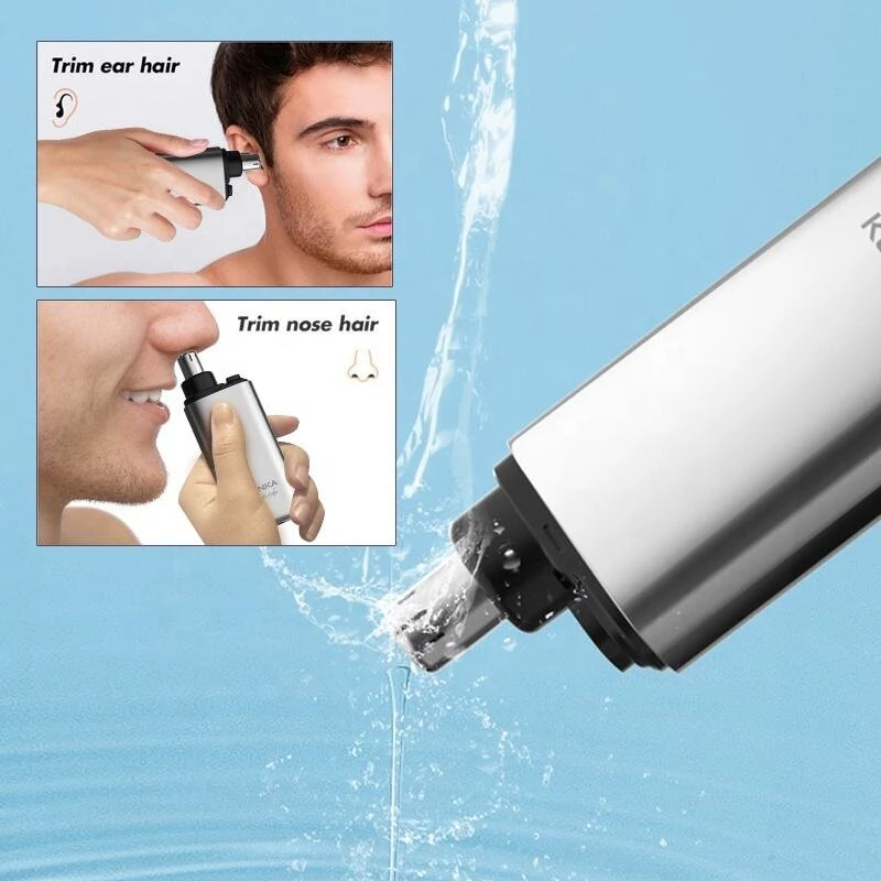 KONKA KBMQ-2502-L Electric Nose Hair Trimmer Achieve Shaver Facial Nose Hair Scissors Men Women Clean Trimmer Shaver — view 9