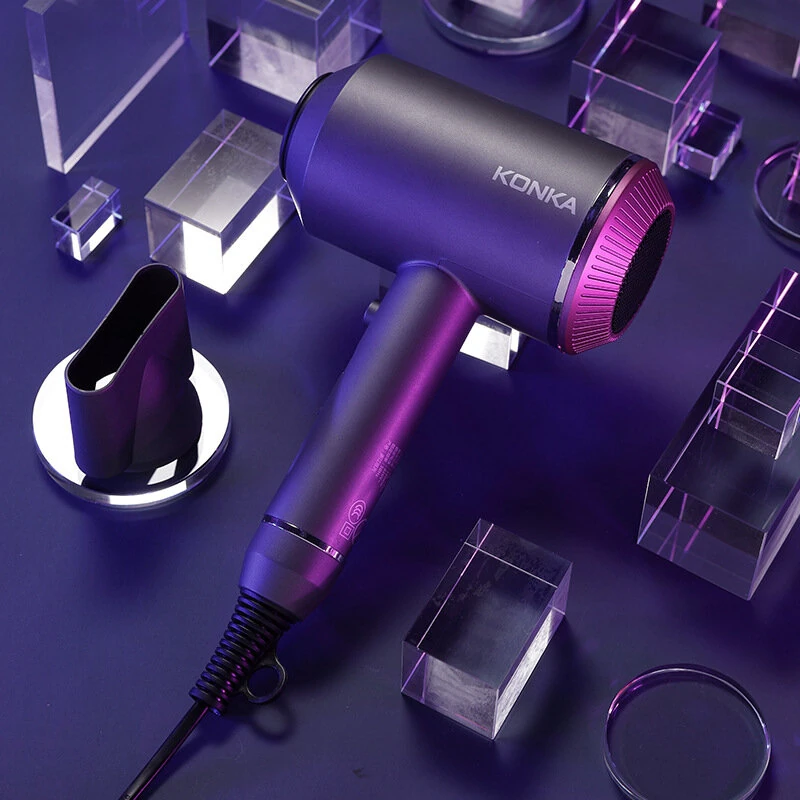 KONKA KG-1601 Hair Dryer 1600W 3 Drying Modes with Focused Airflow Nozzle Detachable Rear Cover 220V — view 6