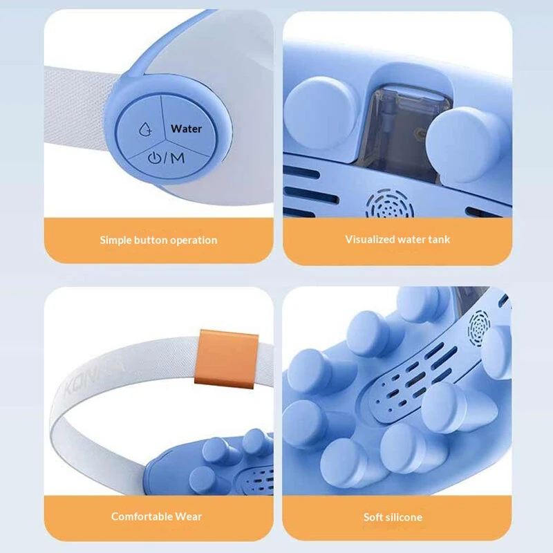 KONKA KYAM-2002 Eye Massager 7W 2000mAh bluetooth Music Player Eye Care Steam Heating Massage for Dry Eye Relief Smart Wearable Device — view 5