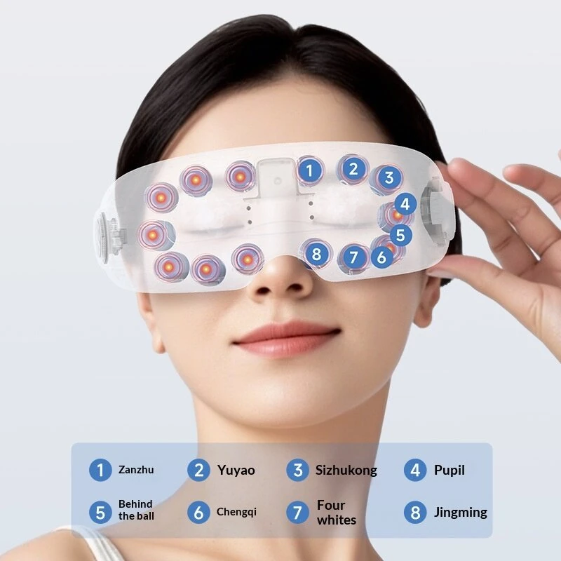KONKA KYAM-2002 Eye Massager 7W 2000mAh bluetooth Music Player Eye Care Steam Heating Massage for Dry Eye Relief Smart Wearable Device — view 6
