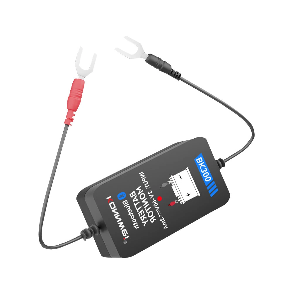 Konnwei BK300 Car Battery Monitor Diagnostic Tool Bluetooth 5.0 Battery Monitor for 12V 24V Lead-Acid Car Truck Starting Battery — Konnwei