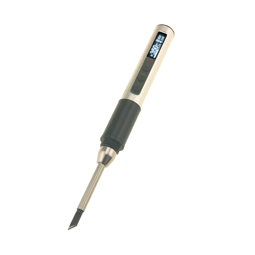 KSGER Mini T65 Soldering Iron Portable Repair DIY Tool OLED Screen 65W DC 9-20V Ceramic Heating Core Constant Temperature — view 5