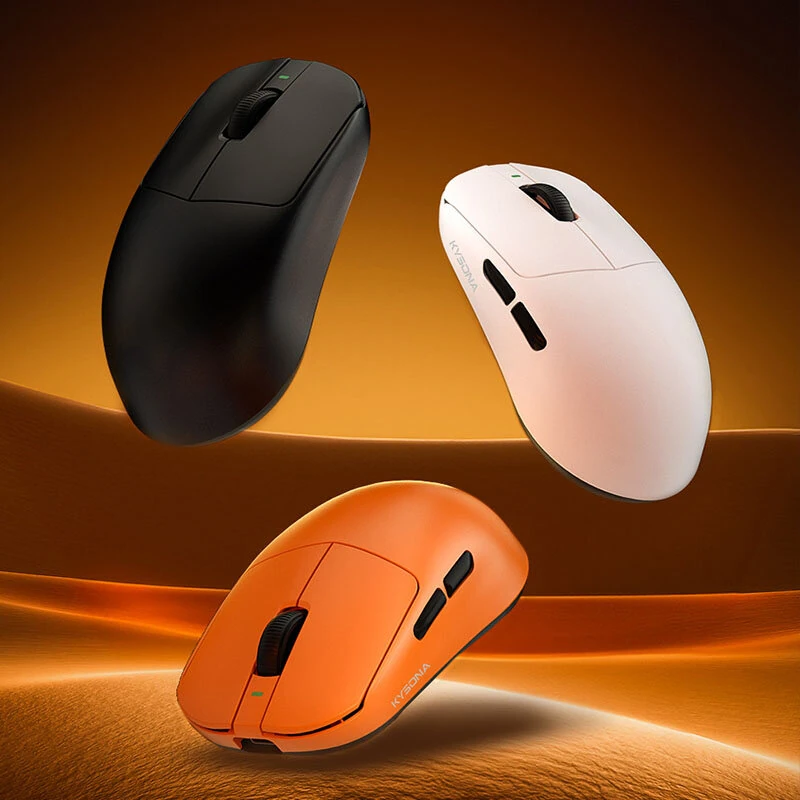 KYSONA Tri-mode Wireless Mouse PAW3950 Sensor Dual 8KHz Polling Rate 41g Lightweight E-sports Gaming Mouse — view 2