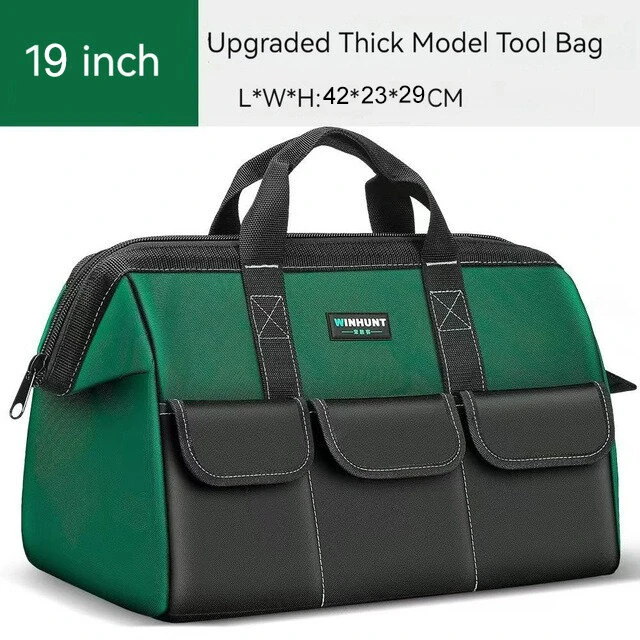 Large Capacity Handheld Tool Bag Carpentry Tools Electrician Bag Repair Wear-resistant Thickened Canvas Men's Field Use Storage Tool Bag — view 10