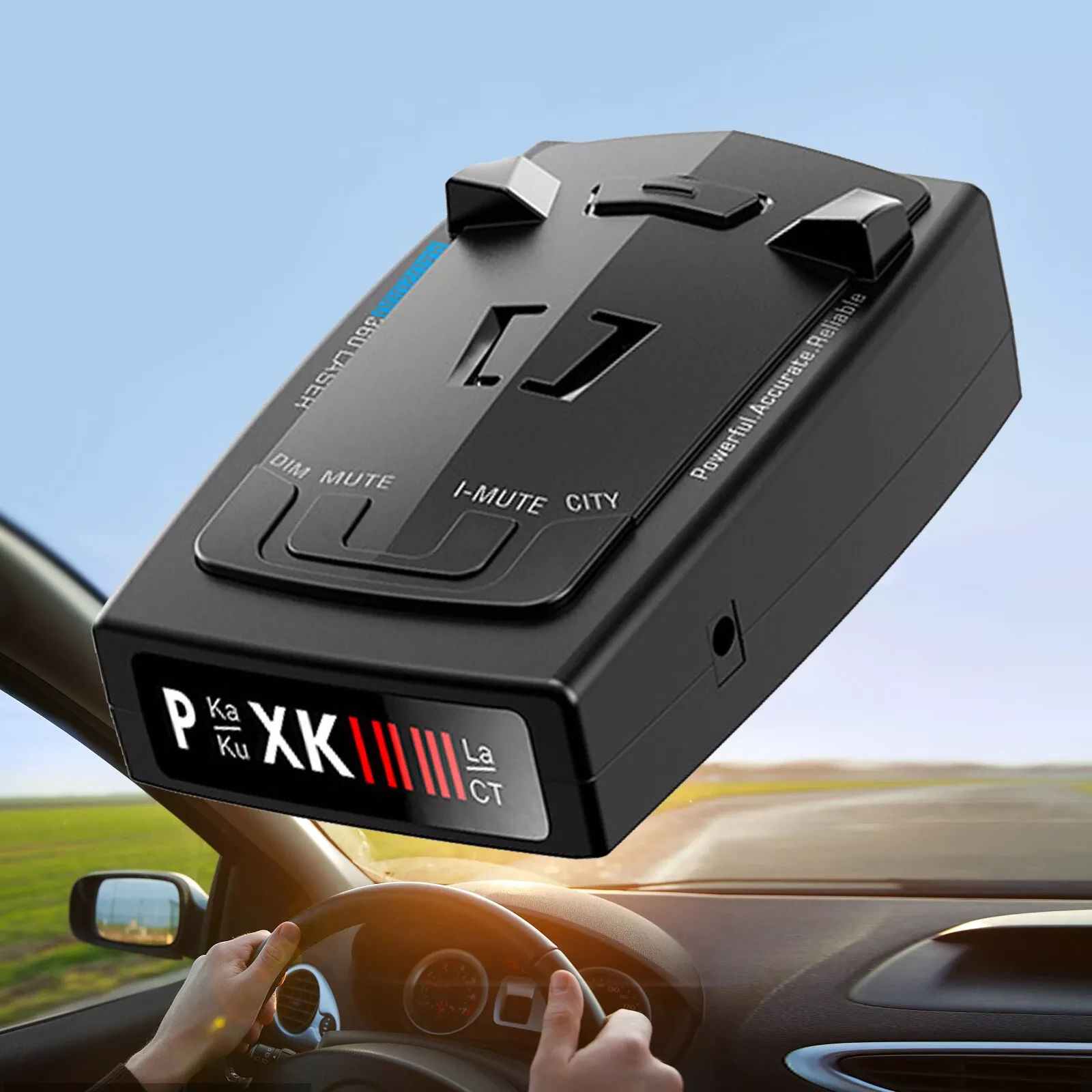 Laser Radar Detector Long Range Detection 360 Degree Laser Police Detector Laser Detection Speed Alarm — Laser