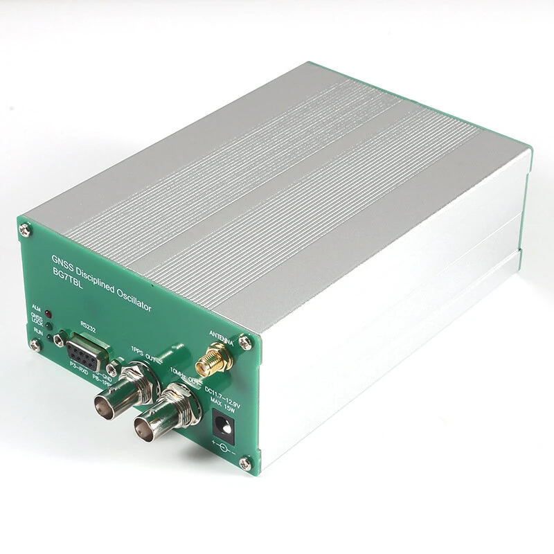 LCD GNSS Disciplined Oscillator GPS BDS GLONASS GALILEO High Precision Timing Device OCXO Alternative Square Sine Wave