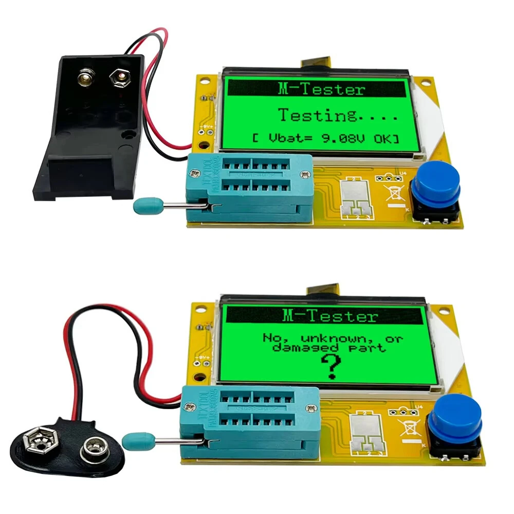 LCR-T4 Multifunctional Transistor Tester Capacitor Resistor Diode Triode Thyristor Double Diode Thyristor Tester — image 1