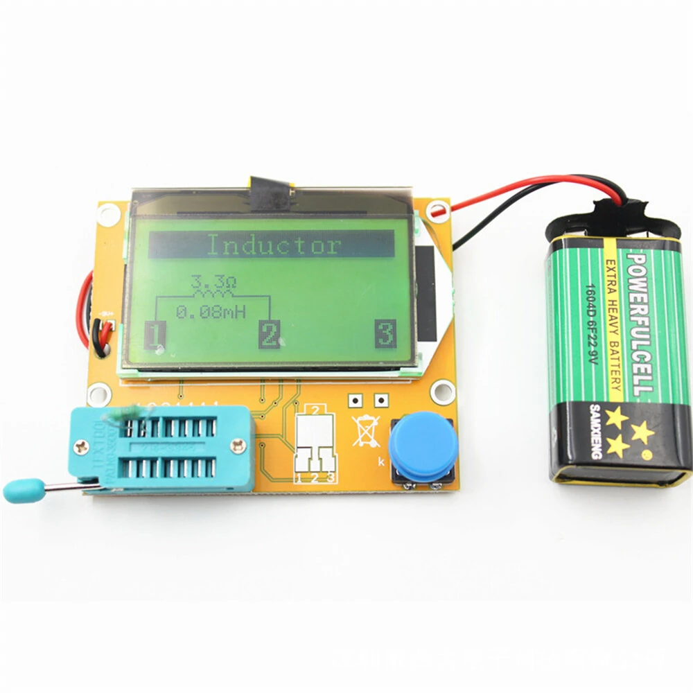 LCR-T4 Multifunctional Transistor Tester Capacitor Resistor Diode Triode Thyristor Double Diode Thyristor Tester — view 2