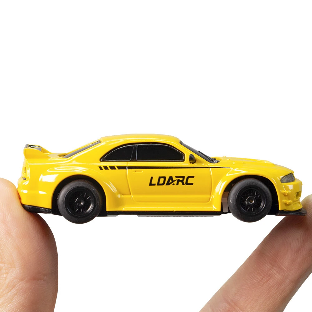 LDARC R02 1/64 2.4G RWD Drift RC Car Mini Race LED Light Radio Control High-Speed Motor On-Road Racing Vehicle Model Boys Gifts 60 Minutes Playing Time Toys — view 12