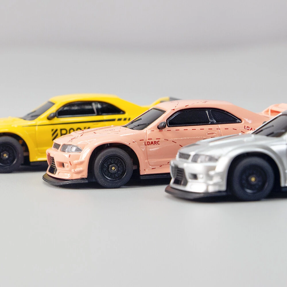 LDARC R02 1/64 2.4G RWD Drift RC Car Mini Race LED Light Radio Control High-Speed Motor On-Road Racing Vehicle Model Boys Gifts 60 Minutes Playing Time Toys — view 8