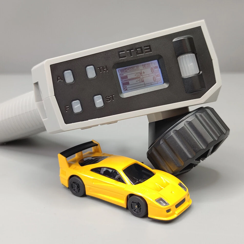 LDARC S100 1/64 2.4G RWD Drift RC Car Mini Full Proportional Three Speed Metal Gears LED Light with Bearings Screen Remote Control High-Speed On-Road Racing Vehicle Model Boys Gifts 60 Minutes Playing Time Toys — view 5