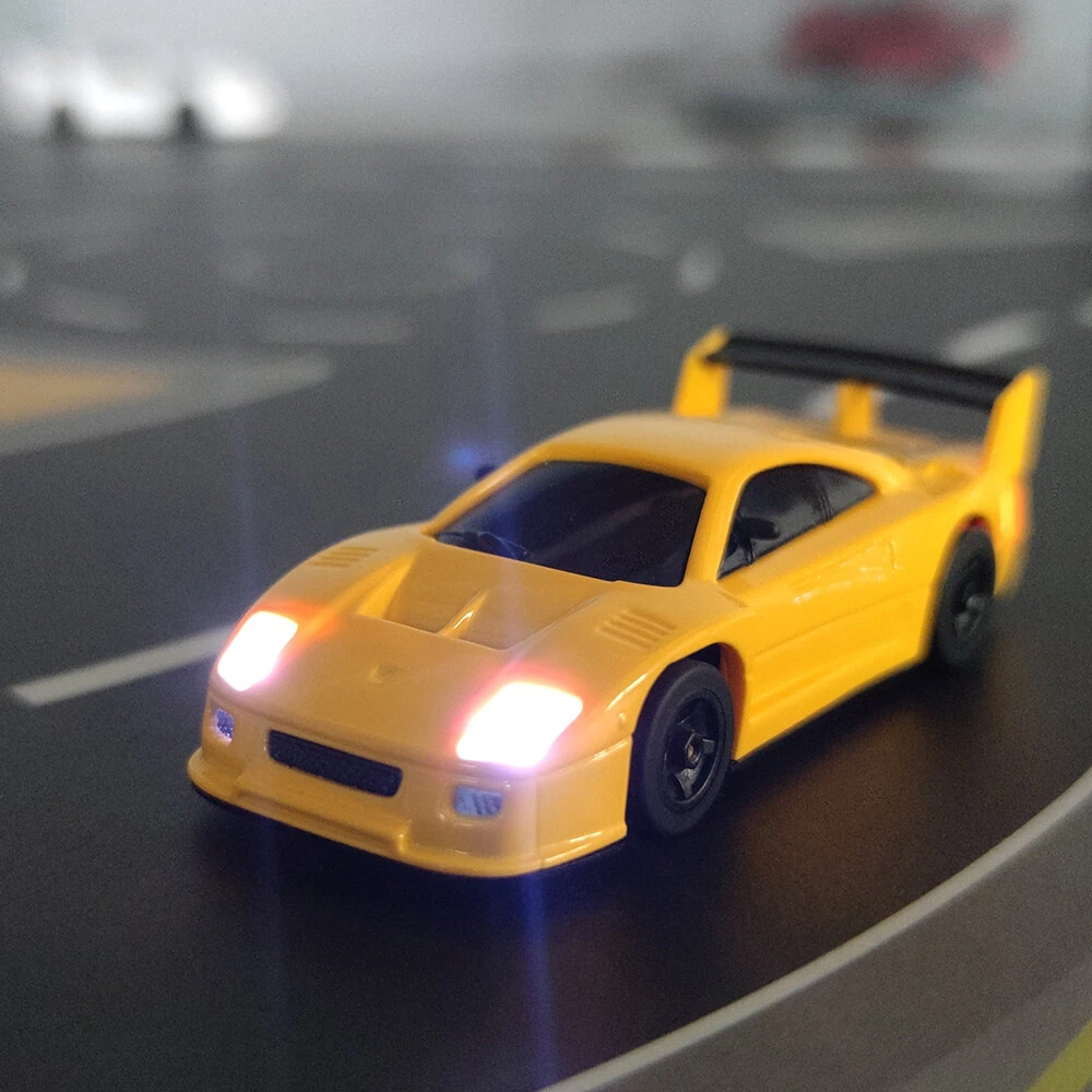 LDARC S100 1/64 2.4G RWD Drift RC Car Mini Full Proportional Three Speed Metal Gears LED Light with Bearings Screen Remote Control High-Speed On-Road Racing Vehicle Model Boys Gifts 60 Minutes Playing Time Toys — view 8