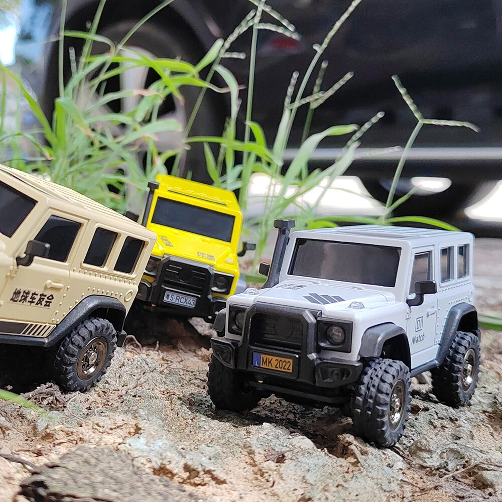 LDARC X43 1/43 2.4G 4WD RC Car Rock Crawler Mini Climbing LED Light Off-Road Vehicles Models Remote Control Racing Toys — view 11