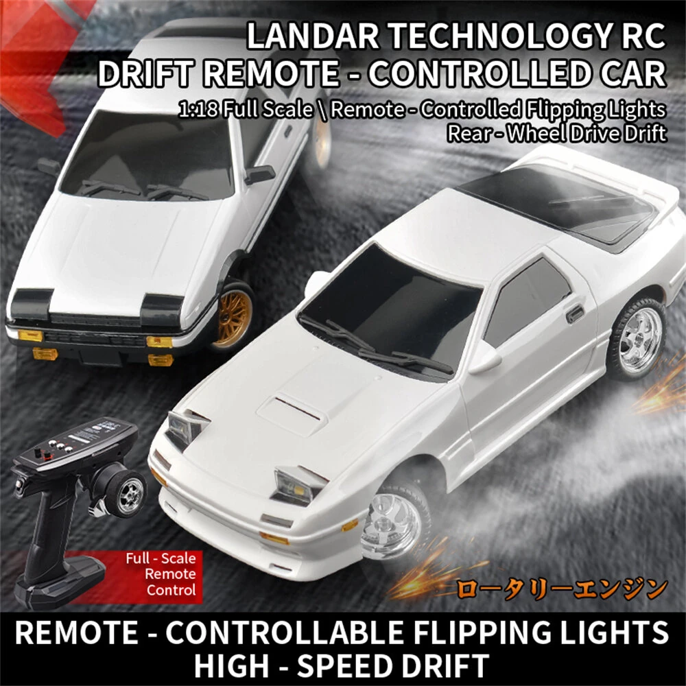 LDRC 1802 RTR 1/18 2.4G RWD RC Car FC Racing Drift Gyro On-Road Full Proportional Vehicles Models Toys — view 3