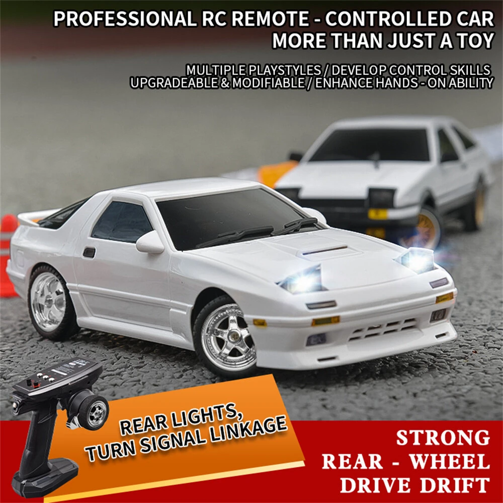 LDRC 1802 RTR 1/18 2.4G RWD RC Car FC Racing Drift Gyro On-Road Full Proportional Vehicles Models Toys — view 7