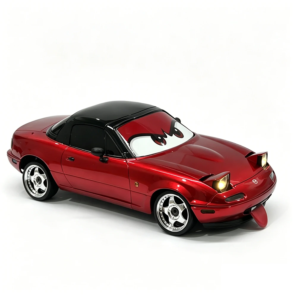 LDRC 1804 for Mazda MX-5 Miata NA 1/18 Drift RC Car Parts Windshield Sticker On-Road Racing Vehicles Models Replacement Spares — view 4