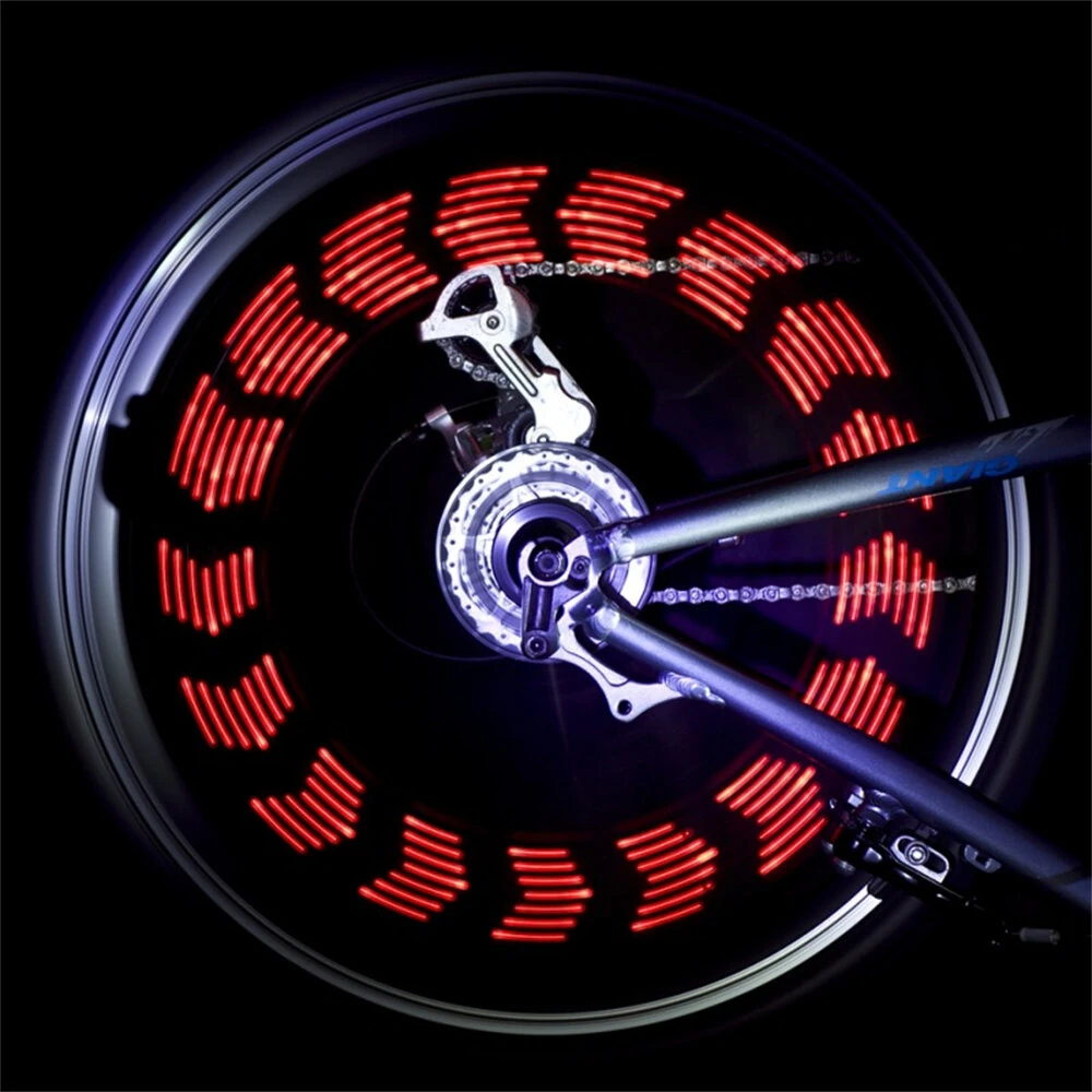 LEADBIKE 14 RGB DIY LED Bike Wheel Light Rechargeable Bicycle Warning Lights Waterproof LED Neon Bike Tyre Light for Cycling — view 5
