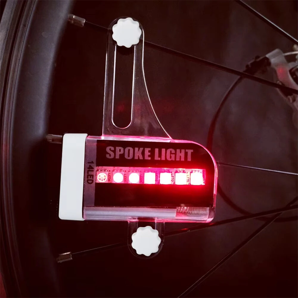 LEADBIKE 14 RGB DIY LED Bike Wheel Light Rechargeable Bicycle Warning Lights Waterproof LED Neon Bike Tyre Light for Cycling — view 7