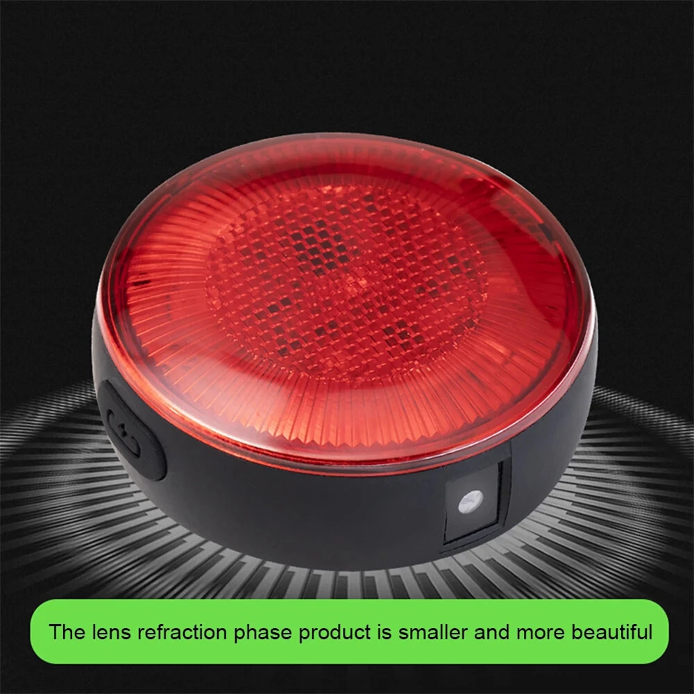 LEADBIKE LD93-LS Smart Brake Sensor Laser Bike Taillight 180° Large Floodlight 500mAh Battery 5 Light Modes Type-C Rechargeable IPX5 Waterproof Wear-resistant Bicycle Rear Light for Night Cycling — view 5