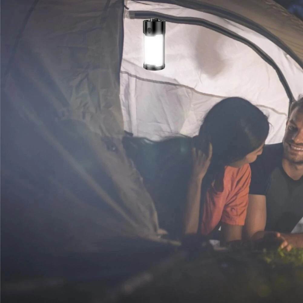 LED Camping Lantern Rechargeable Built-in 18650 Battery Portable Tent Lamp Outdoor Waterproof Camping Emergency Light — view 8