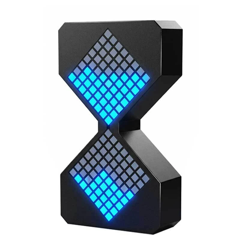 LED Matrix Electronic Hourglass Rechargeable USB Timer Adjustable Brightness Desk Clock 1-30 Minutes ABS Material Modern Design with Gravity Sensor — Pricio
